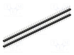Connector: pin strips; pin header; male; PIN: 39; 2mm; THT; 1x39