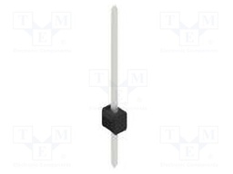 Connector: pin strips; pin header; male; PIN: 1; 2.54mm; THT; 1x1