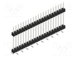 Connector: pin strips; pin header; male; PIN: 21; 2.54mm; SMT; 1x21