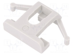 Clip; polyamide; Colour: grey; Application: DIN TH35  rail