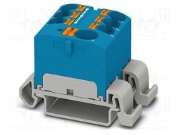 Splice terminal: rail; 32A; 800V; push-in; PA; 0.2÷6mm2; W: 27.9mm