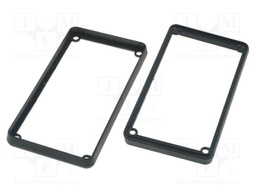 Frame for enclosure; ABS; Application: HM-1455B; Colour: black