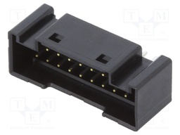 Socket; wire-board; male; DF51K; 2mm; PIN: 20; THT; on PCBs; 250V; 2A