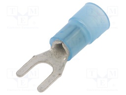Tip: fork; M3,5; Ø: 3.7mm; 1.5÷2.5mm2; crimped; for cable; insulated