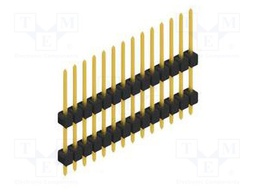Connector: pin strips; pin header; male; PIN: 14; 2.54mm; THT; 1x14