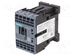 Contactor: 3-pole; NO x3; Auxiliary contacts: NO; 24VAC; 12A; 3RT20