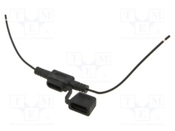 Fuse holder; 10.9mm; 5A; cables; Leads: 2 leads; IP67; 58V; 18AWG