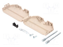 Enclosure: for D-Sub connectors; D-Sub 37pin,D-Sub HD 62pin