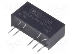 Converter: DC/DC; 2W; Uin:21.6÷26.4V; Uout:9VDC; Uout2:-9VDC; SIP7