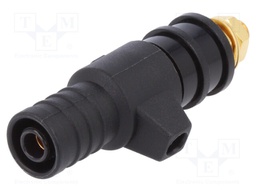 Laboratory clamp; black; 32A; 53mm; Mounting: screw; Thread: M5