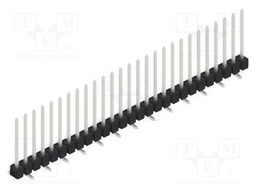 Connector: pin strips; pin header; male; PIN: 27; 2.54mm; SMT; 1x27