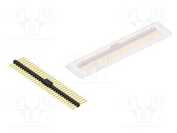 Connector: pin strips; pin header; male; PIN: 31; 2.54mm; SMT; 1x31