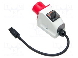 Adapter for three phase sockets; 32A; IEC plug; 265V; IP40
