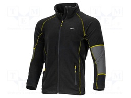 Fleece sweatshirt; Size: XL; black; STRETCH; 290g/m2