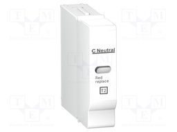 Cartridge for surge arrestor; Type 2; socket; -25÷60°C; IP20; 8kA