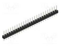 Connector: pin strips; pin header; male; PIN: 25; 2.54mm; THT; 1x25