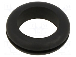 Grommet; black; UL94HB; TPR