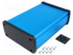 Enclosure: multipurpose; X: 115.1mm; Y: 169mm; Z: 51.6mm; aluminium