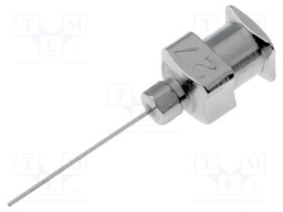 Needle: steel; L: 13mm; Size: 27; straight; Øint: 200um