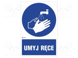 Safety sign; regulatory; Mat: self-adhesive folie; W: 200mm