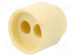 Insert for gland; Size: M16,PG11,PG13,5; Holes no: 2; 4mm