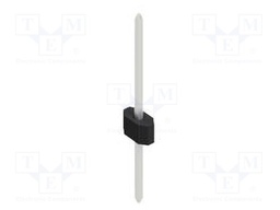 Connector: pin strips; pin header; male; PIN: 1; 1.27mm; THT; 1x1