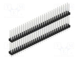 Connector: pin strips; pin header; male; PIN: 62; 2.54mm; THT; 2x31