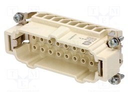 Connector: rectangular; male; Han E High Temp; PIN: 16; size 16B