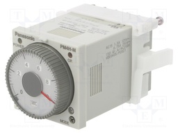 Timer; 0,1s÷500h; DPDT; 250VAC/5A; 24VAC; 24VDC; on panel; -10÷50°C