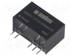 Converter: DC/DC; 3W; Uin: 10.8÷13.2V; Uout: 15VDC; Uout2: -3.5VDC