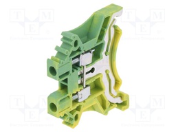 Splice terminal: rail; 0.2÷2.5mm2; ways: 1; terminals: 2; TS35; 1kV