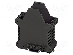 Enclosure base; with FE contact,with terminals; black; UL94V-0