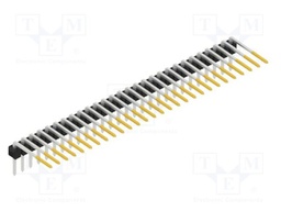 Connector: pin strips; pin header; male; PIN: 28; 2.54mm; THT; 1x28
