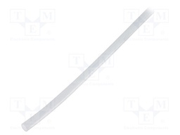 Heat shrink sleeve; flexible; 2: 1; 4.8mm; L: 10m; transparent