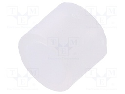 Spacer sleeve; LED; Øout: 5mm; ØLED: 5mm; L: 4mm; natural; UL94V-2