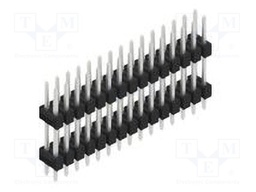 Connector: pin strips; pin header; male; PIN: 30; 2.54mm; THT; 2x15