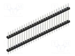 Connector: pin strips; pin header; male; PIN: 27; 2mm; THT; 1x27