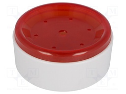 Enclosure: for alarms; Z: 43mm; ABS; grey; Ø: 92mm