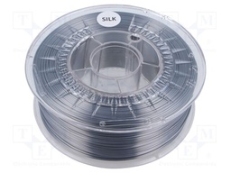Filament: SILK; Ø: 1.75mm; silver; 225÷245°C; 1kg