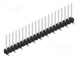 Connector: pin strips; pin header; male; PIN: 21; 2.54mm; SMT; 1x21