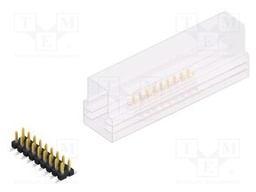 Connector: pin strips; pin header; male; PIN: 18; 2.54mm; SMT; 2x9