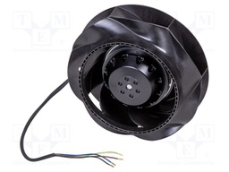 Fan: AC; radial; 400VAC; Ø190x76mm; ball bearing; 2550rpm; IP44