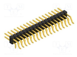 Connector: pin strips; pin header; male; PIN: 36; 2.54mm; SMT,THT