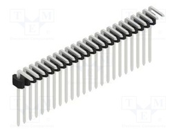 Connector: pin strips; pin header; male; PIN: 23; 1.27mm; THT; 1x23
