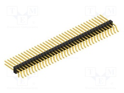 Connector: pin strips; pin header; male; PIN: 72; 2.54mm; SMT,THT