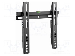 Holder; for wall mounting; 40kg; 23÷42"; black; permanent