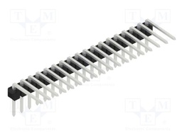 Connector: pin strips; pin header; male; PIN: 18; 2.54mm; THT; 1x18
