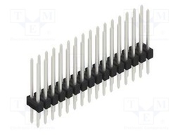Connector: pin strips; pin header; male; PIN: 32; 2.54mm; THT; 2x16