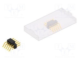 Connector: pin strips; pin header; male; PIN: 10; 2.54mm; SMT; 2x5