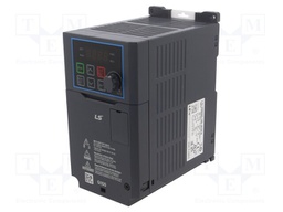Vector inverter; Max motor power: 0.75kW; Out.voltage: 3x400VAC